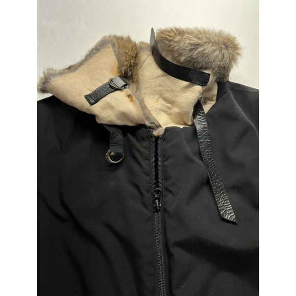 Vintage Mackage Long Coat w/Fur Collar P/S - - Picture 7 of 15
